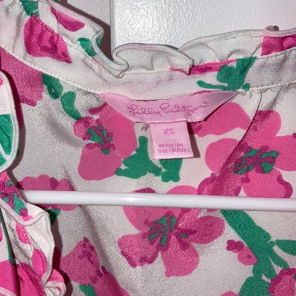Lilly Pulitzer floral Allison Blouse - Picture 4 of 4